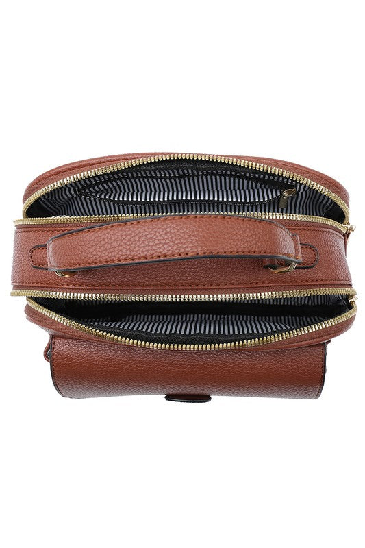 Sapphire Luxe Satchel